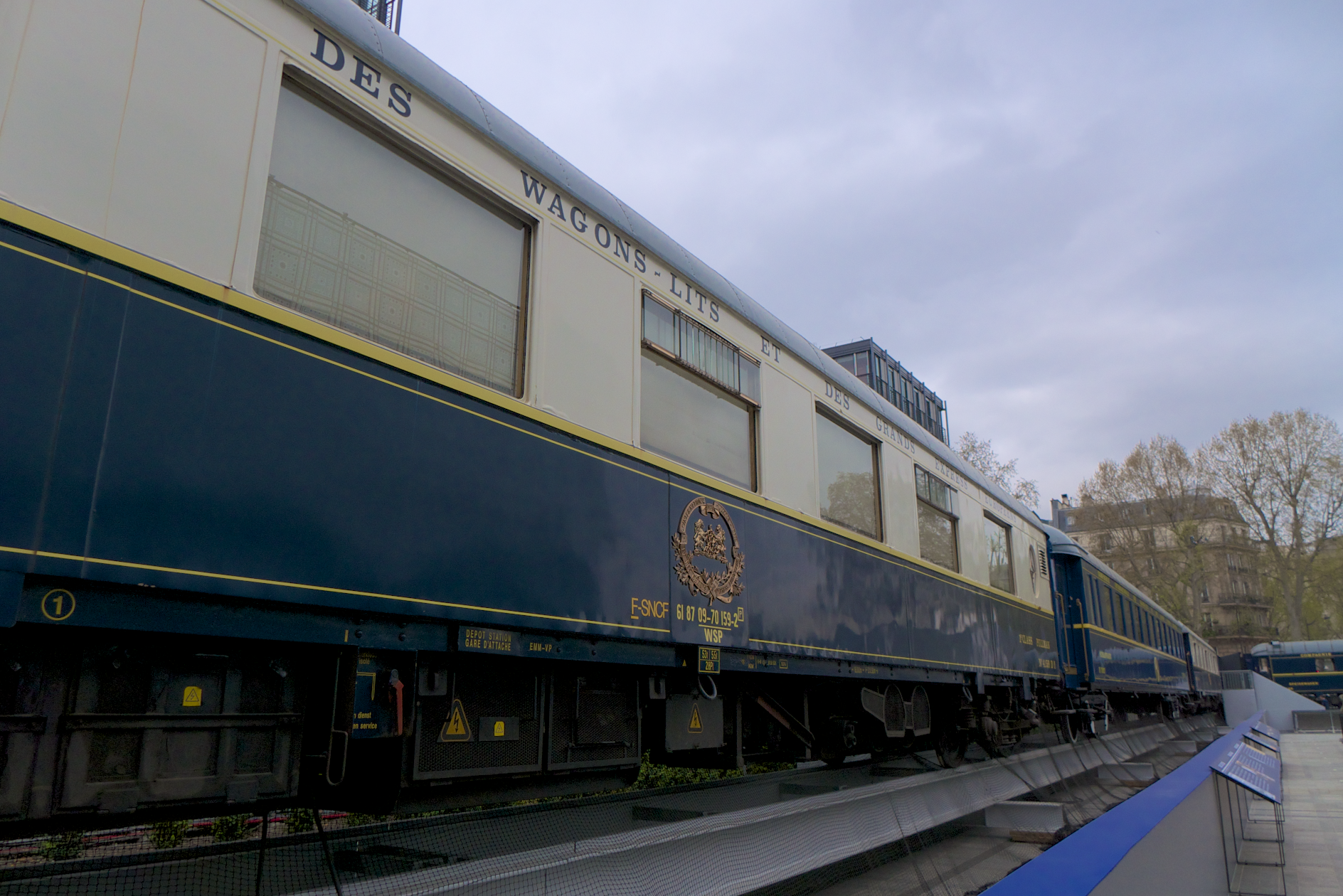 Wagons de l'Orient-Express Expo SNCF