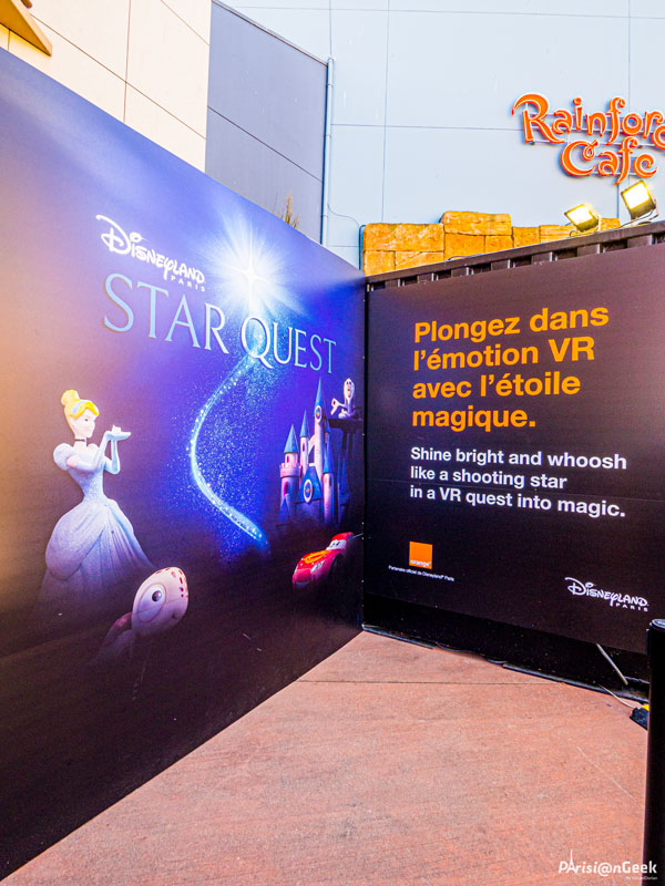 Orange Star Quest dans Disneyland Paris
