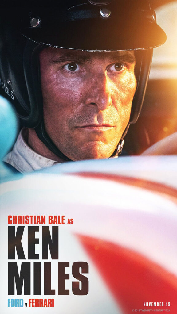 Poster Ford v. Ferrari - Ken-Miles by Christian-Bale