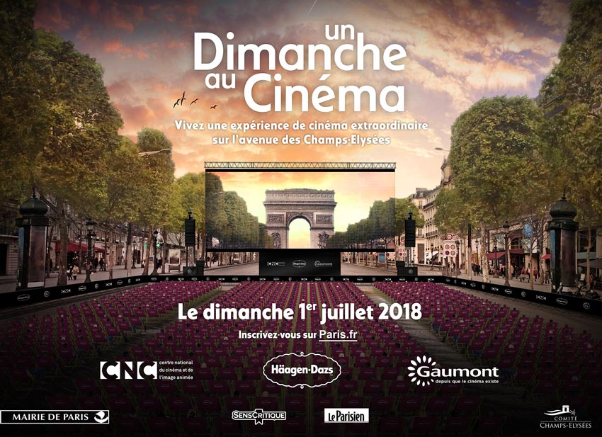 Un Dimanche au Cinéma à Paris en 2018
